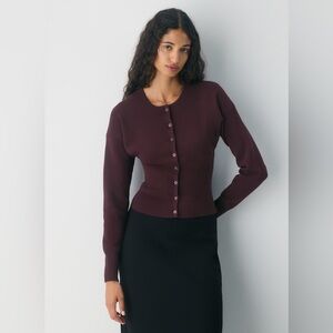 Aritzia Wilfred Golightly Cardigan - Wonder Yarn - Cardamon